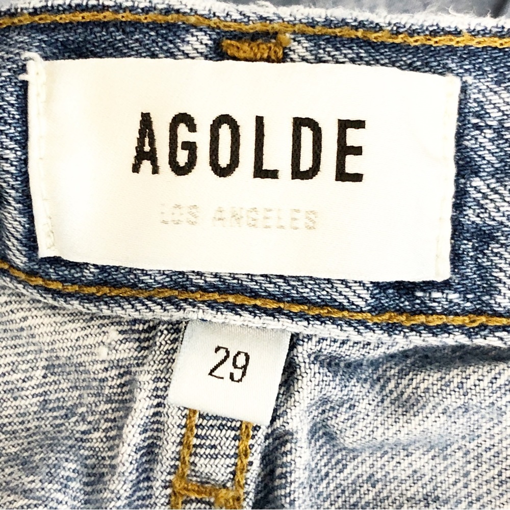 AGolde Riley Crop Distressed jeans - Picture 8 of 12